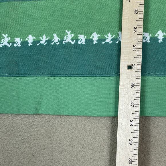 Disney World Sweatshirt Mens 3X Green Mickey and Friends Striped Spirit‎ Jersey - Picture 6 of 11
